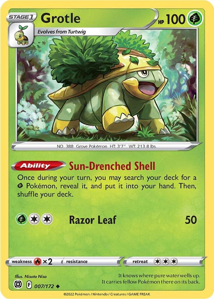 Grotle #7 Pokemon Brilliant Stars