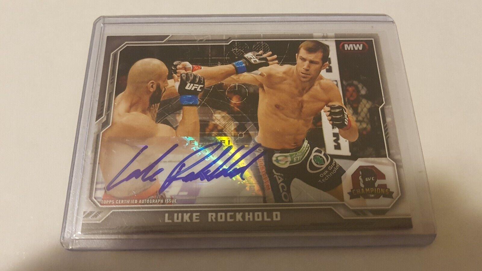 Luke Rockhold #CFA-LR Ufc Cards 2014 Topps UFC Champions Autographs