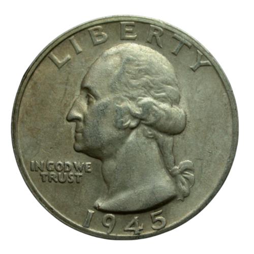 1945 S Coins Washington Quarter