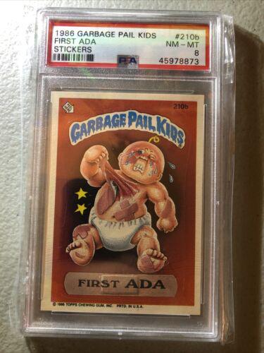 First ADA #210b 1986 Garbage Pail Kids