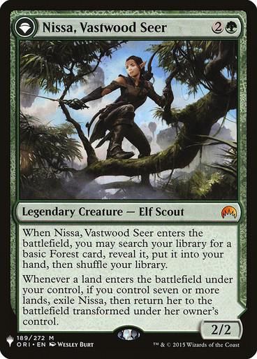 Nissa, Vastwood Seer #189 Magic Mystery Booster