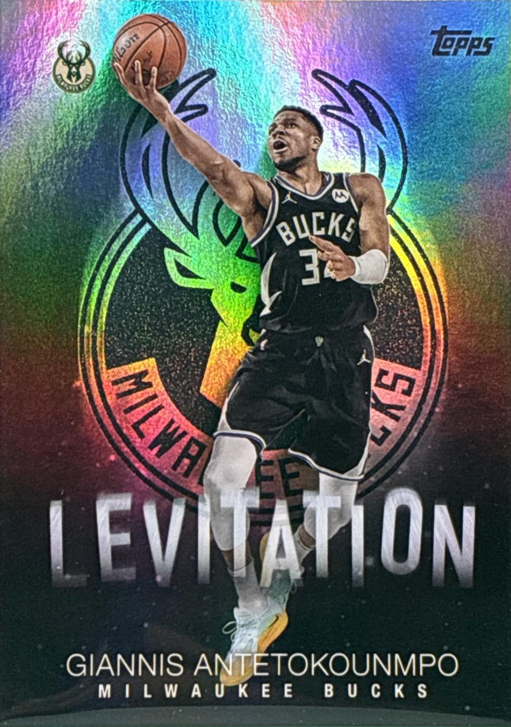 2025 Topps Levitation Giannis Antetokounmpo #L-5 card
