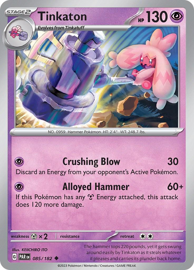 Tinkaton #85 Pokemon Paradox Rift