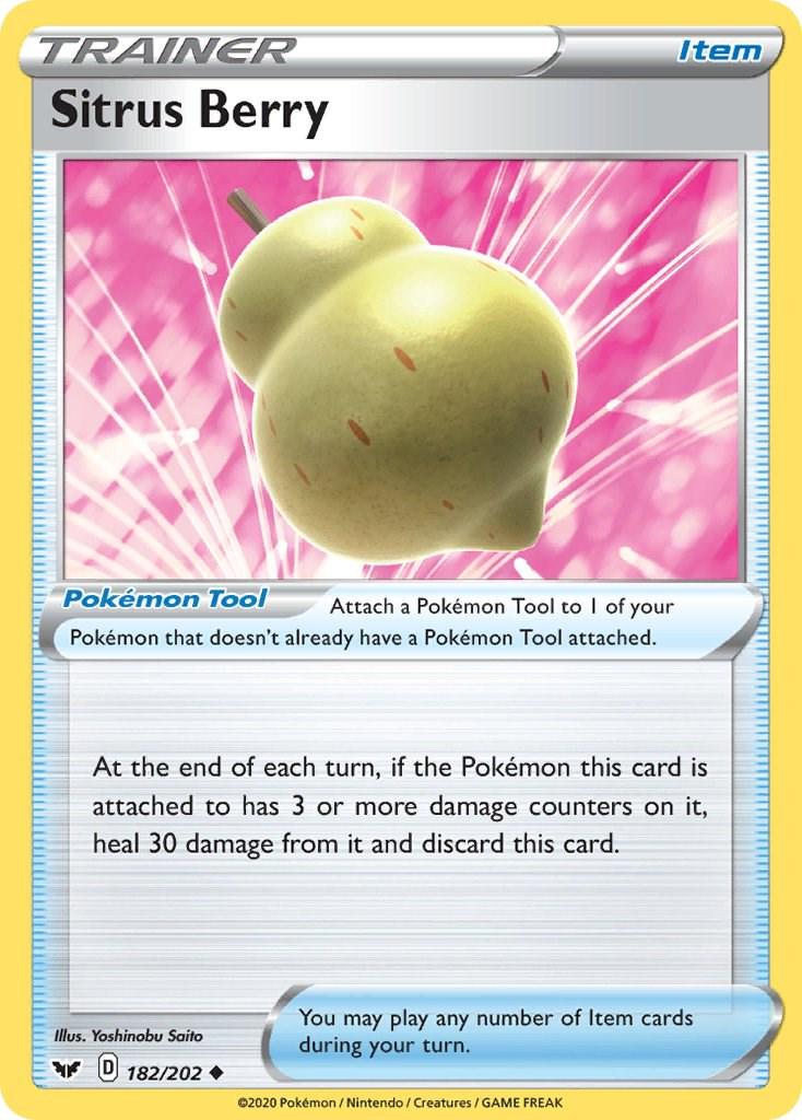 Sitrus Berry #182 Pokemon Sword & Shield