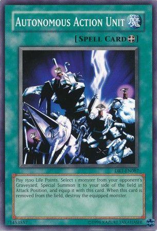 Autonomous Action Unit DR1-EN087 YuGiOh Dark Revelation Volume 1
