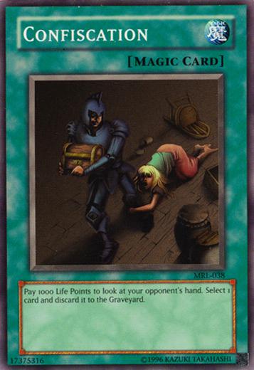 Confiscation MRL-038 YuGiOh Magic Ruler