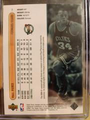 Back | Paul Pierce Basketball Cards 2001 Upper Deck