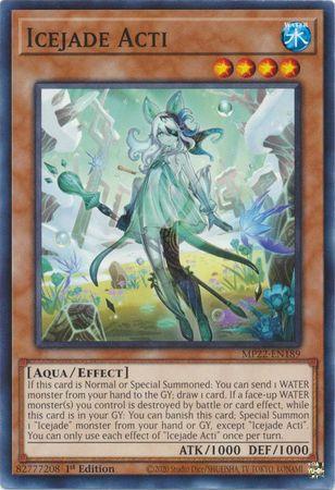 Icejade Acti MP22-EN189 YuGiOh 2022 Tin of the Pharaoh's Gods Mega Pack