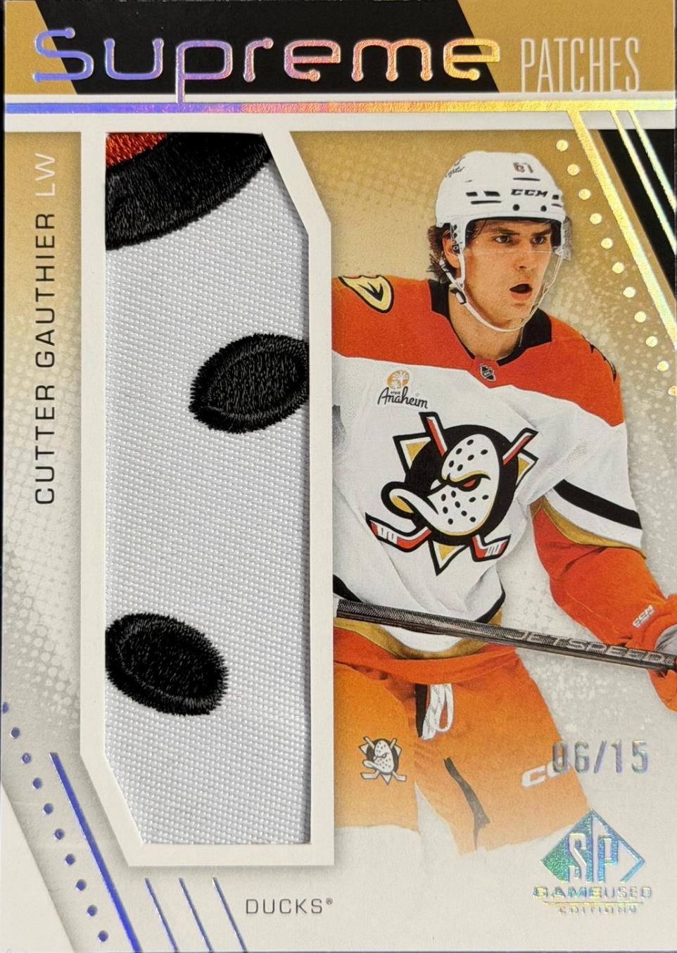 Cutter Gauthier [Patches] #SP-CG