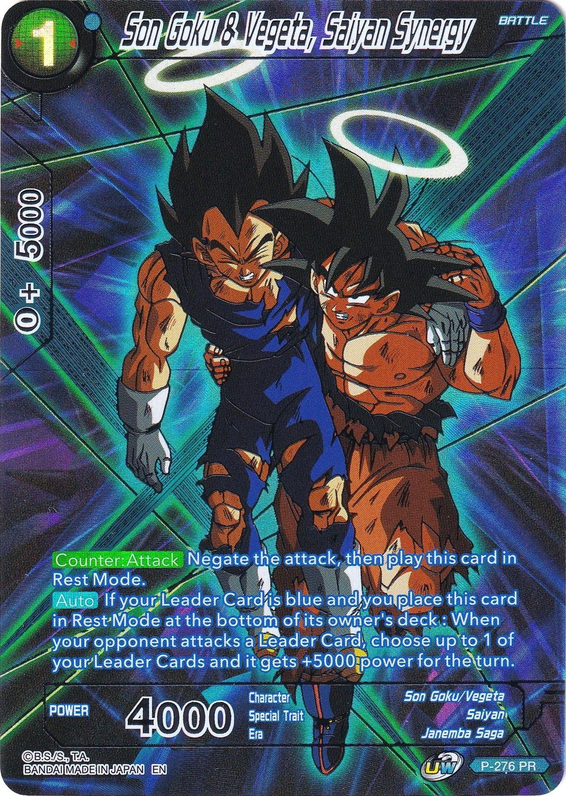 Son Goku & Vegeta, Saiyan Synergy P-276 Dragon Ball Super Collector's Selection Vol.2