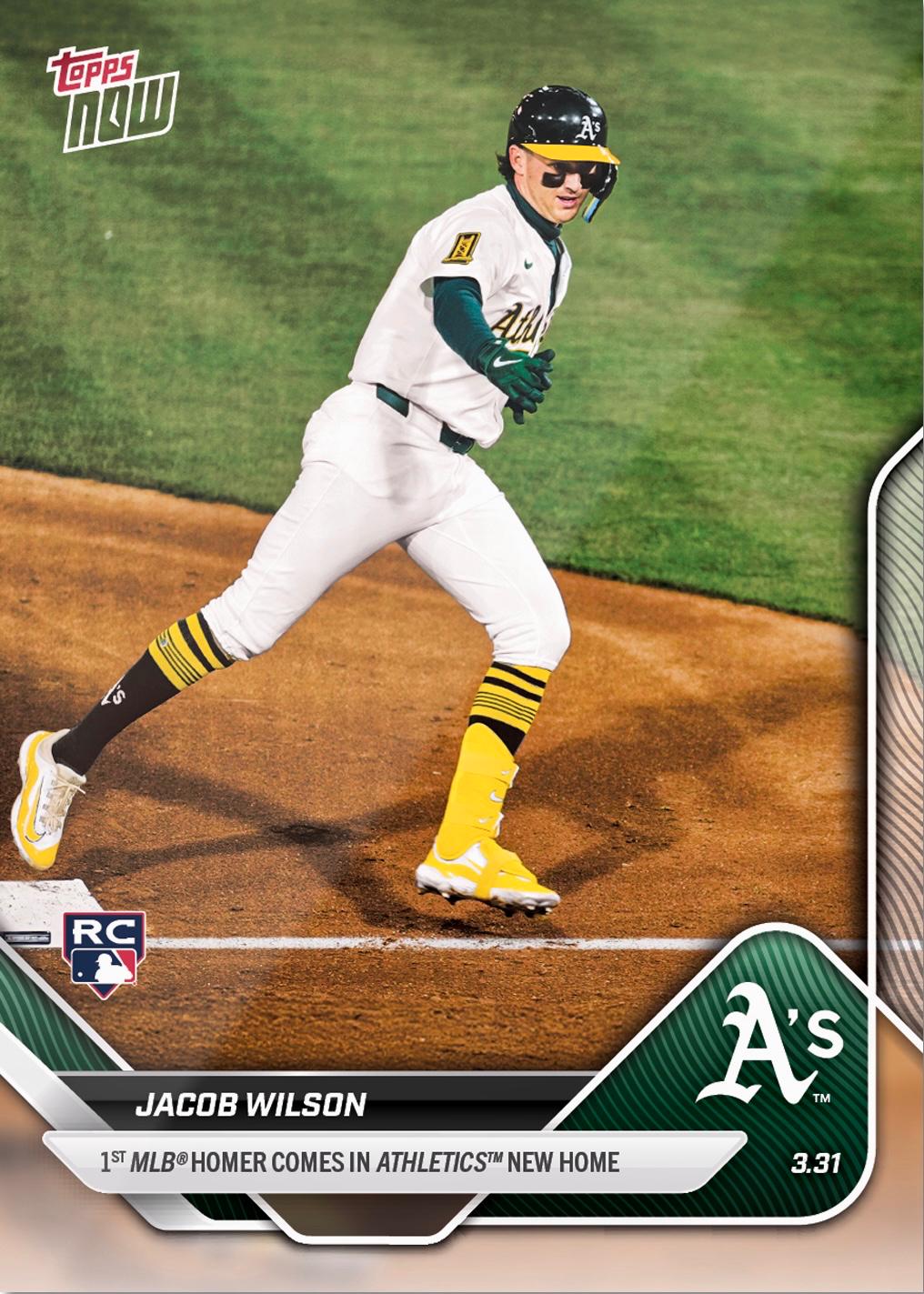 Jacob Wilson #27 Baseball Cards 2025 Topps Now