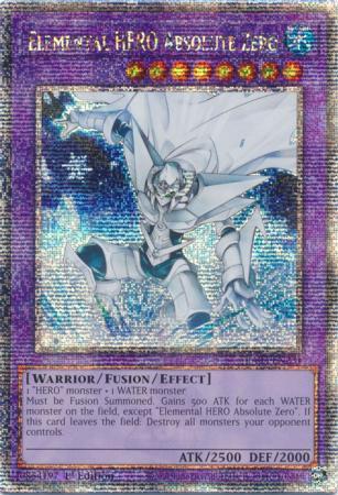 Elemental HERO Absolute Zero [Quarter Century Secret Rare Elemental HERO Absolute Zero [Quarter Century Secret Rare