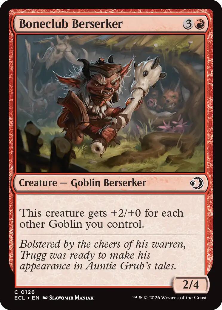 Boneclub Berserker (Magic Lorwyn Eclipsed)