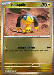 Helioptile 052/132 Reverse Holo | Helioptile [Reverse Holo] Pokemon Mega Evolution