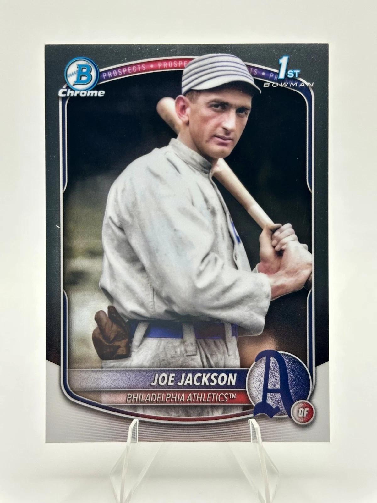 2025 Bowman Chrome Prospects Joe Jackson #BCP-253 card