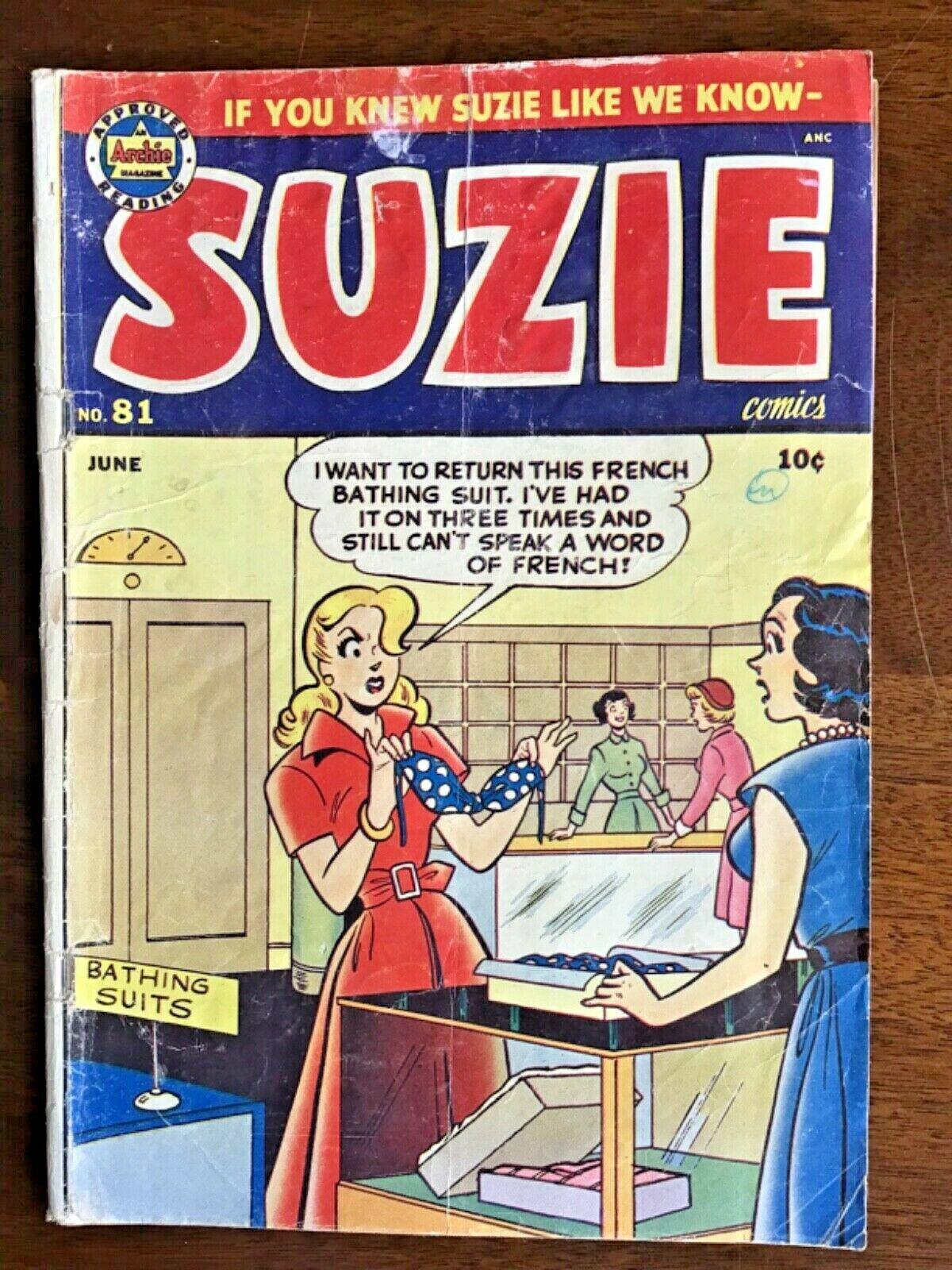Suzie Comics #81 (1951) Comic Books Suzie Comics