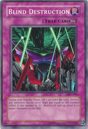 Blind Destruction LON-086 YuGiOh Labyrinth of Nightmare
