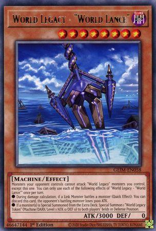 World Legacy - World Lance GEIM-EN058 YuGiOh Genesis Impact