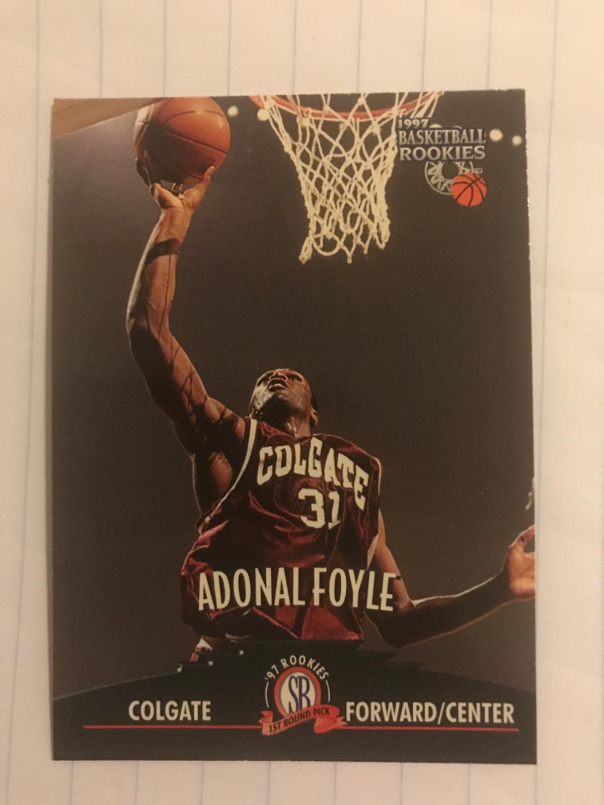 Adonal Foyle #26 Basketball Cards 1997 Score Board Rookies