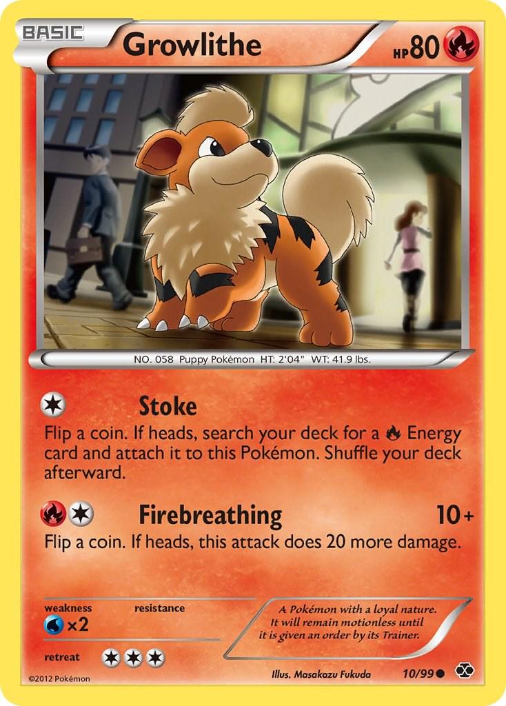 Growlithe #10 Pokemon Next Destinies