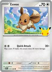 Eevee #117 from Pokemon 30th Celebration set