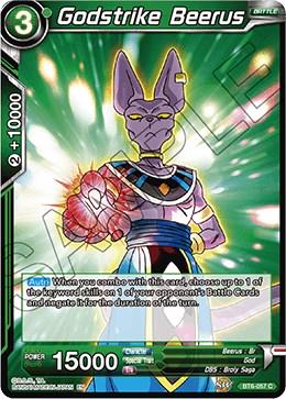 Godstrike Beerus BT6-057 Dragon Ball Super Destroyer Kings