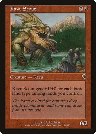 Kavu Scout #151 Magic Invasion