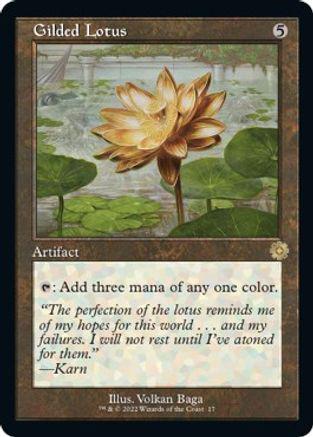 Gilded Lotus Magic Brother's War Retro Artifacts