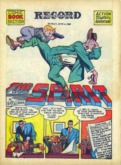 Spirit #6/6/1943 (1943) Comic Books Spirit