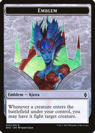 Kiora, Master of the Depths Magic Battle for Zendikar