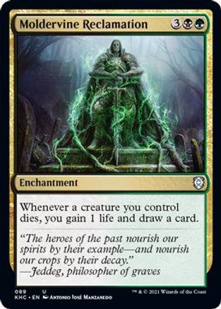 Moldervine Reclamation Magic Kaldheim Commander