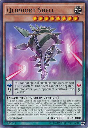 Qliphort Shell NECH-EN025 YuGiOh The New Challengers