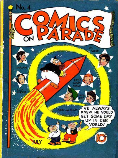 Comics on Parade #4 (1938) Comic Books Comics on Parade