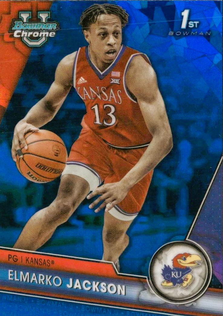 Elmarko Jackson #41 2023 Bowman Chrome University Sapphire Basketball