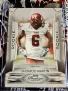 Sherrod Martin #198 Football Cards 2009 Playoff Prestige