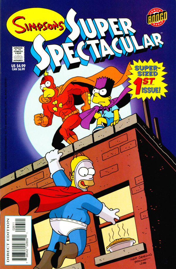 Simpsons Super Spectacular #1 (2005) Comic Books Simpsons Super Spectacular