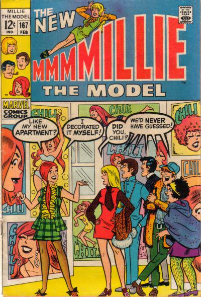 Millie the Model #167 (1969) Comic Books Millie the Model