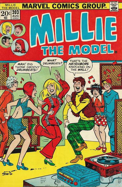 Millie the Model #203 (1973) Comic Books Millie the Model