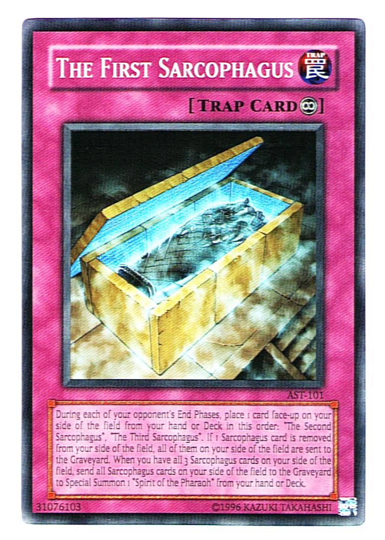The First Sarcophagus AST-101 YuGiOh Ancient Sanctuary