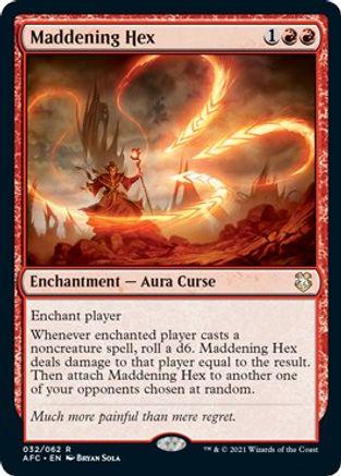 Maddening Hex #32 Magic Adventures in the Forgotten Realms Commander