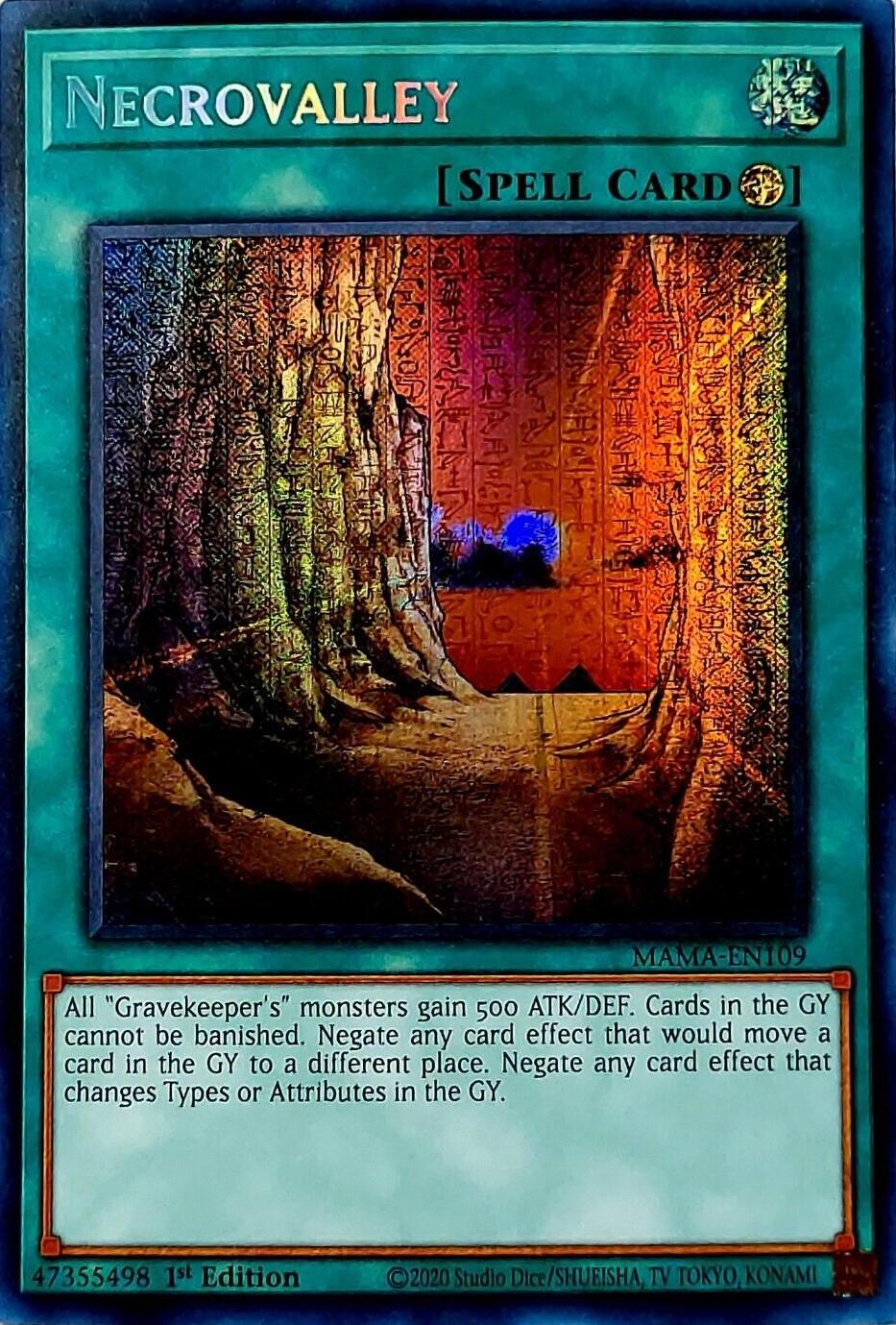 Necrovalley MAMA-EN109 YuGiOh Magnificent Mavens