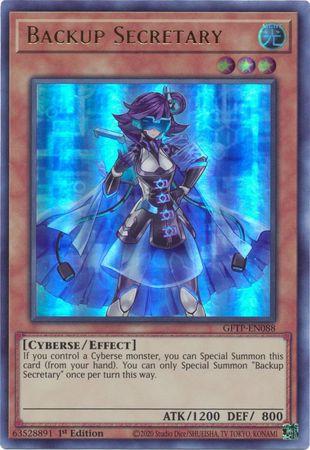 Backup Secretary GFTP-EN088 YuGiOh Ghosts From the Past