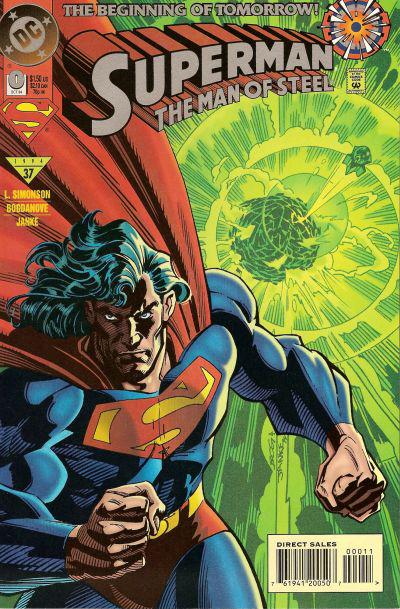 Superman: The Man of Steel #0 (1994) Comic Books Superman: The Man of Steel