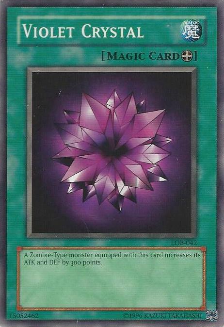 Violet Crystal LOB-042 YuGiOh Legend of Blue Eyes White Dragon