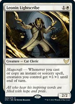 Leonin Lightscribe Magic Strixhaven School of Mages