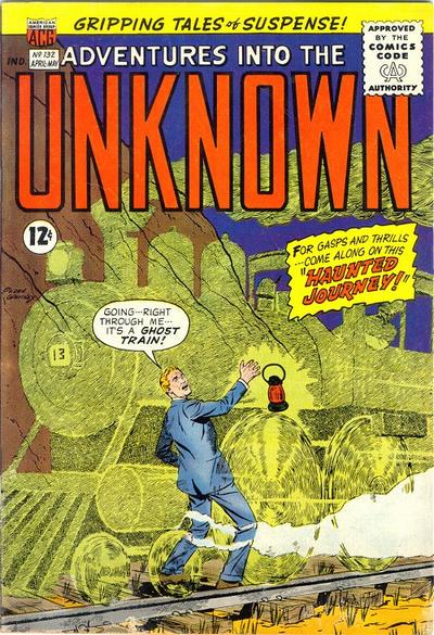 Adventures into the Unknown #132 (1962) Comic Books Adventures into the Unknown