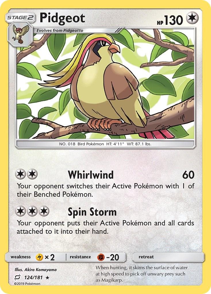 Pidgeot #124 Pokemon Team Up