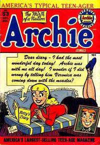 Archie #53 (1951) Comic Books Archie