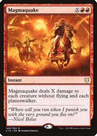 Magmaquake Magic Commander 2019