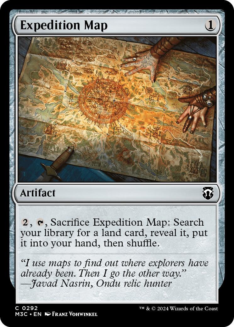 Expedition Map #292 Magic Modern Horizons 3 Commander